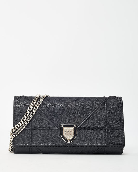 Dior Black Grained Calfskin Diorama Croisiere WOC Wallet on Chain Crossbody Bag - Wholesale accessories from RETYCHE, Canada