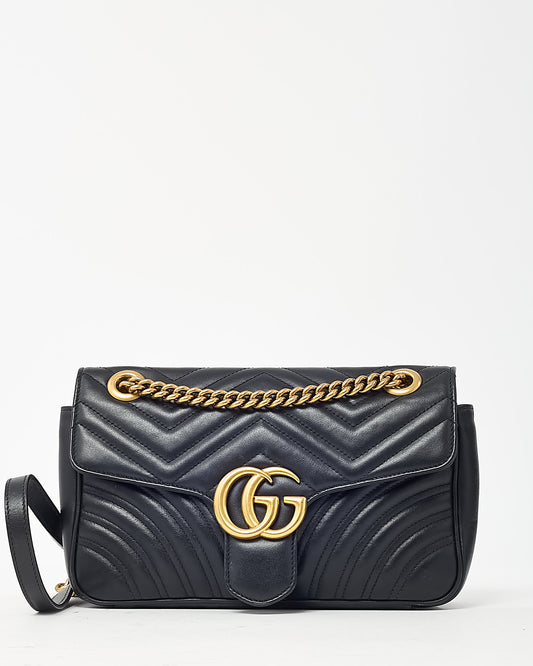 Gucci Black Leather Matelassé Small GG Marmont Shoulder Bag - Wholesale accessories from RETYCHE, Canada