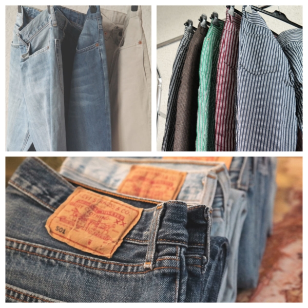 Vintage Hosen, von Jeans bis Sporthosen in verschiedenen Farben und von vielen Marken - Wholesale casual from ReWearPoint, Germany