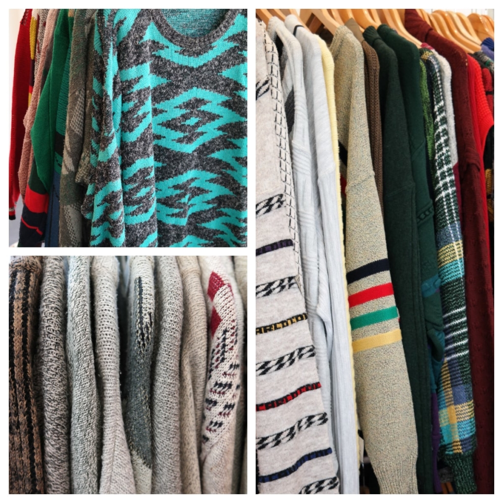 Vintage Pullover, original Retro Pullis aus den 1980er Jahren - Wholesale casual from ReWearPoint, Germany