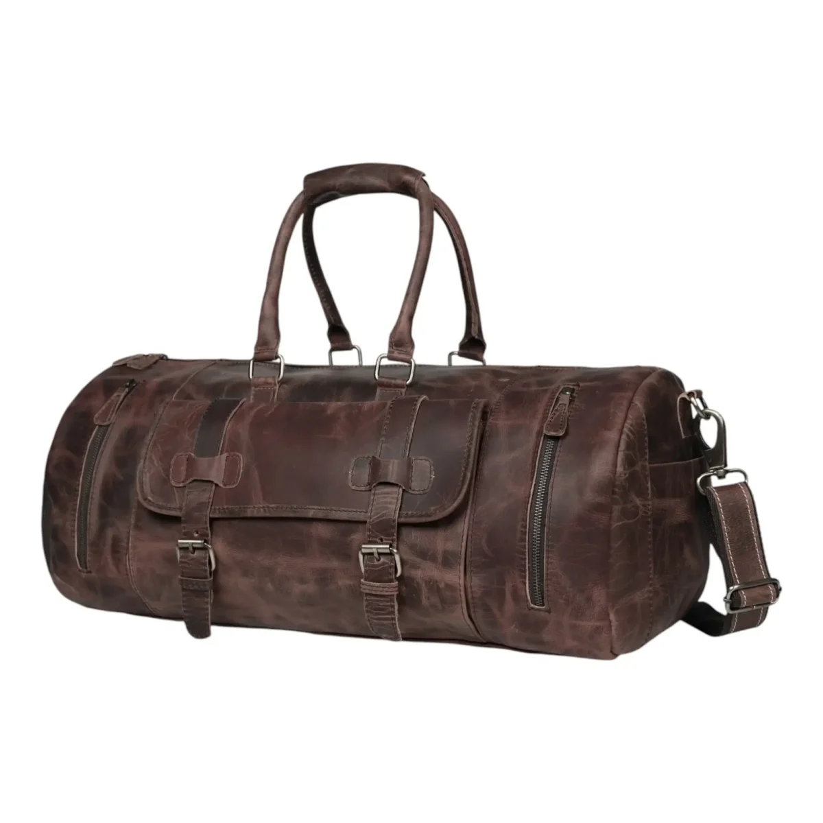 Travel Carrier Leather Duffle Bag - Wholesale bags from Saint Stag, 