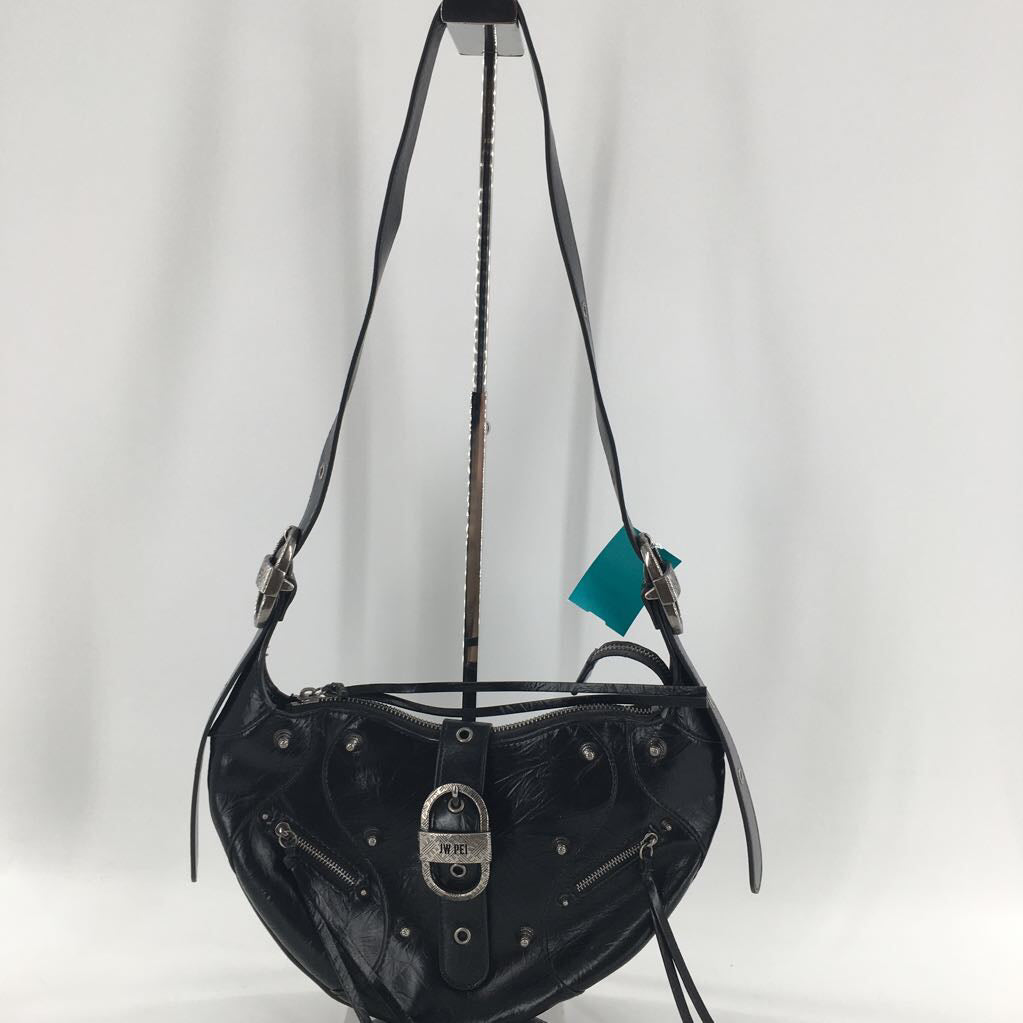crinkled vegan leather embelished shoulder bag - Wholesale boutique from Selective Seconds, United States