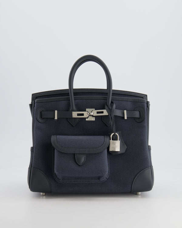 Hermès Cargo Birkin 25cm Bag Toile Goeland Swift in Gris Misty - Wholesale accessories from Sellier Knightsbridge, United Kingdom