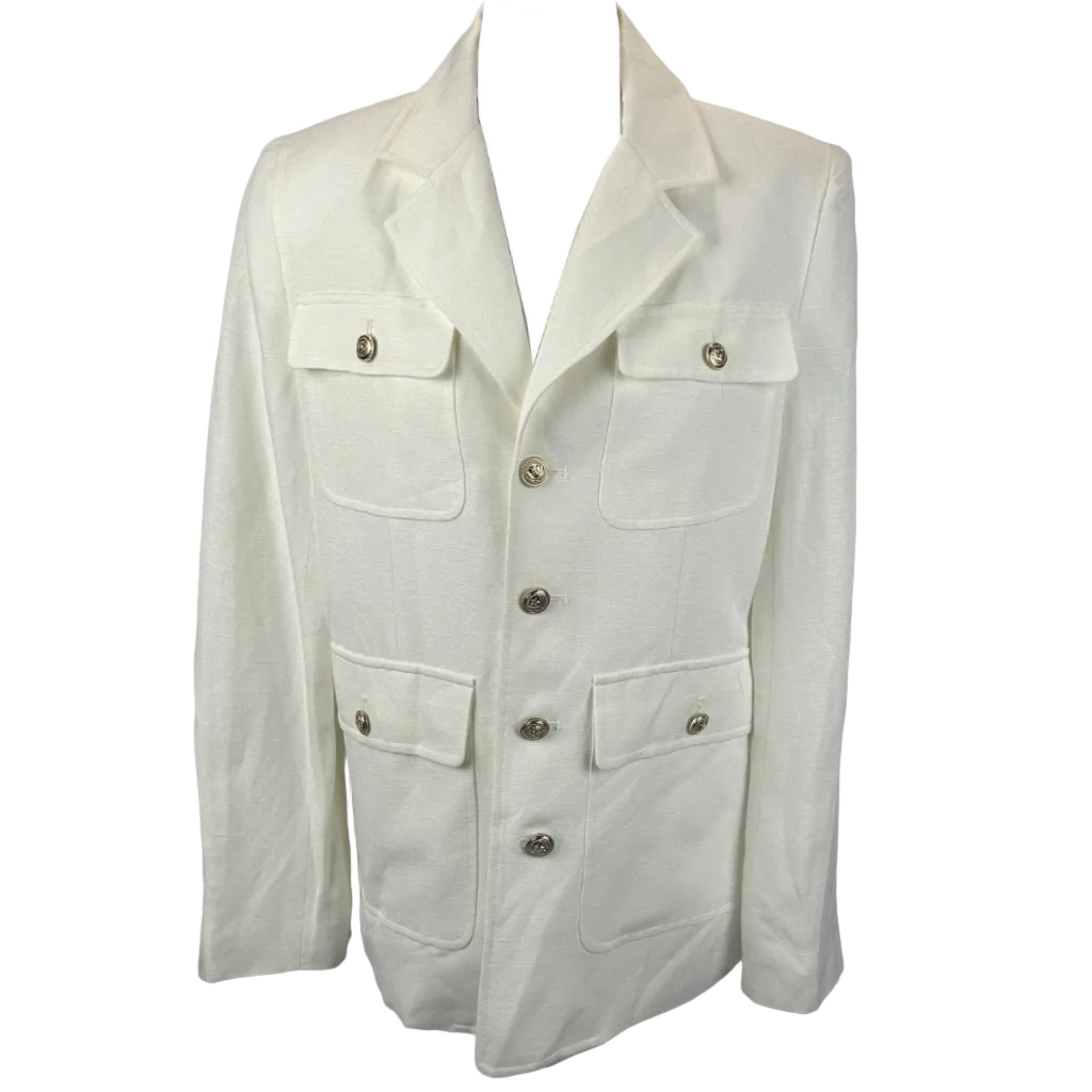 Paige £470 Ivory Linen Mix Safari Jacket M - Wholesale designer from Shonamac, United Kingdom