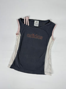 Grey tight cotton fit top (XS) - Wholesale 00s from SK VINTAGE, France