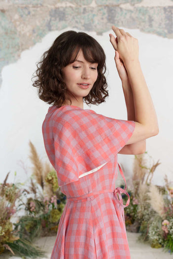 Wrap Dress, Butterfly Sleeve - Wholesale boho from Son de Flor, Lithuania