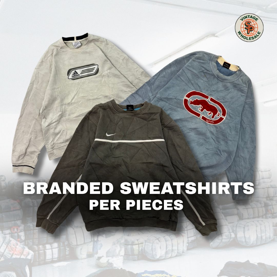 10x Sudaderas de marca premium - Wholesale boho from SP Vintage Wholesale, Spain