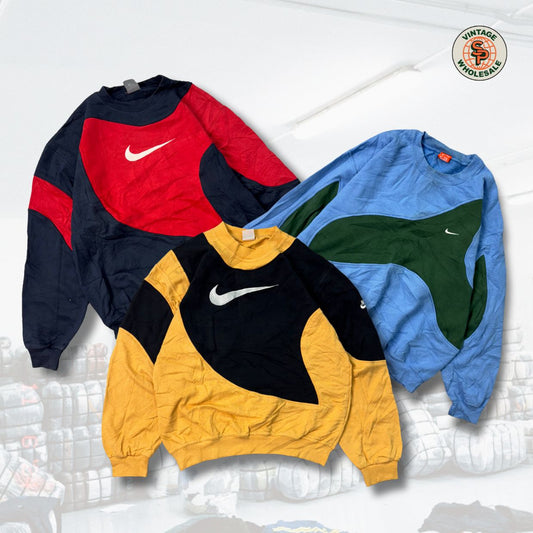 10x Sudaderas Nike Rework de marca por piezas - Wholesale boho from SP Vintage Wholesale, Spain