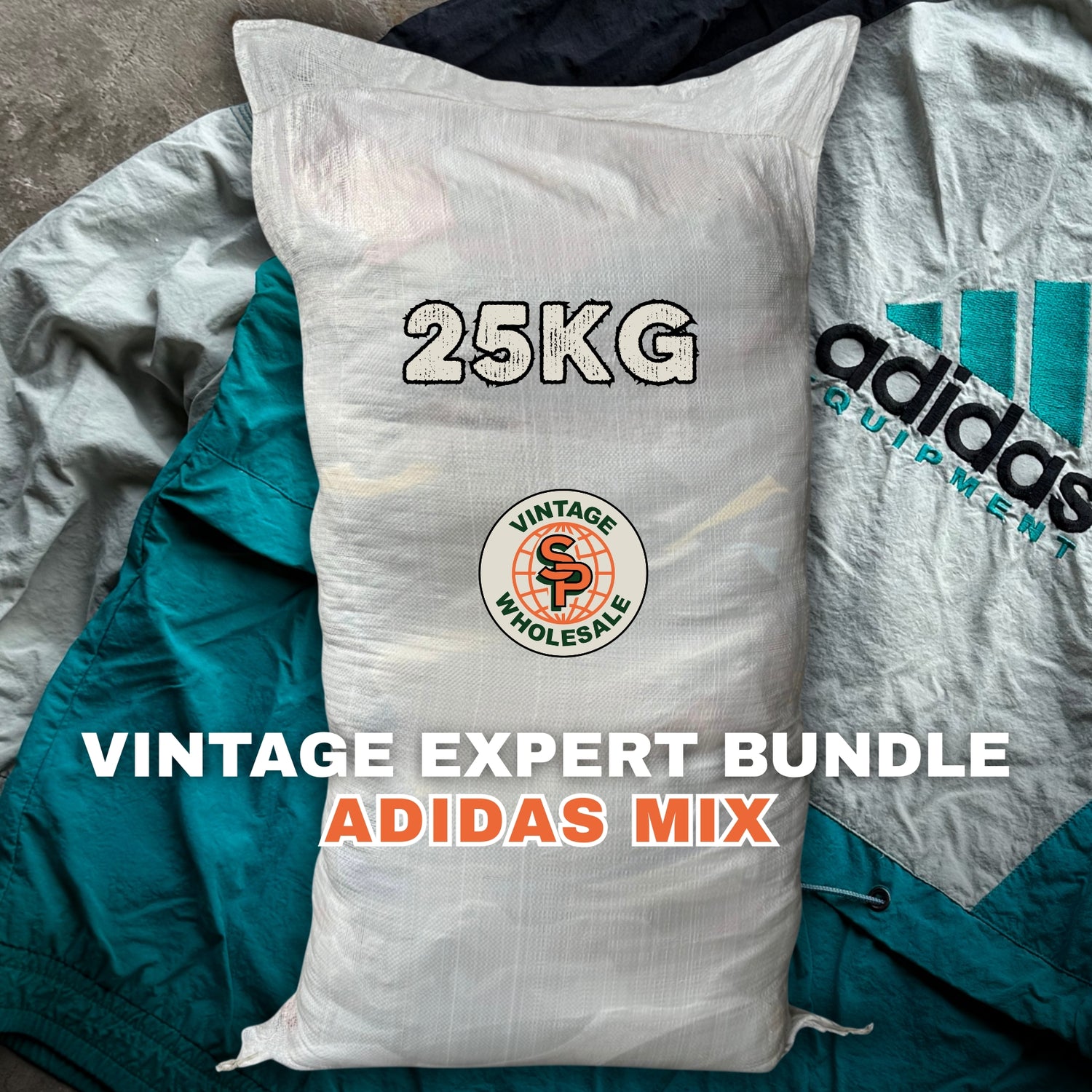 25kg Vintage Expert Bundle Adidas Mix - Wholesale boho from SP Vintage Wholesale, Spain