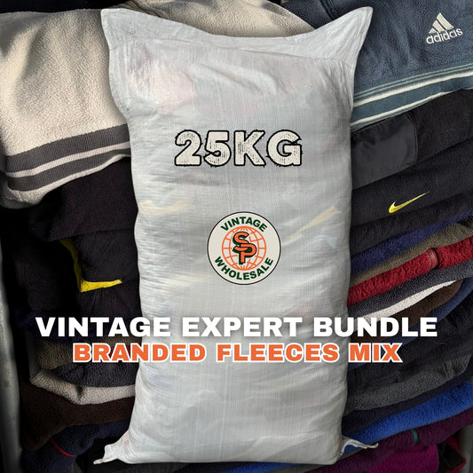 25kg Vintage Expert Bundle Branded Fleeces Mix - Wholesale boho from SP Vintage Wholesale, Spain