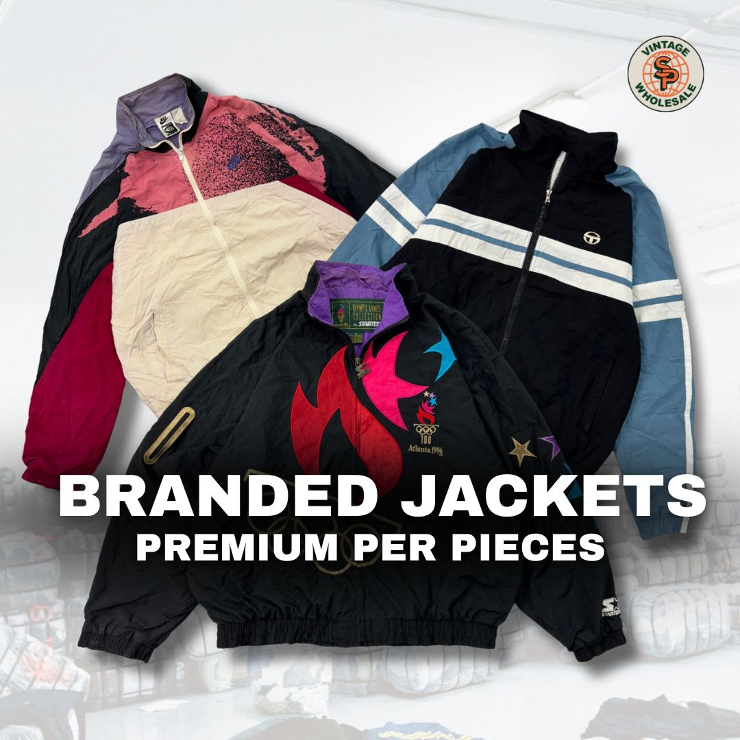 PRE-ORDER 10x Chaquetas de marca premium - Wholesale eclectic from SP Vintage Wholesale, Spain