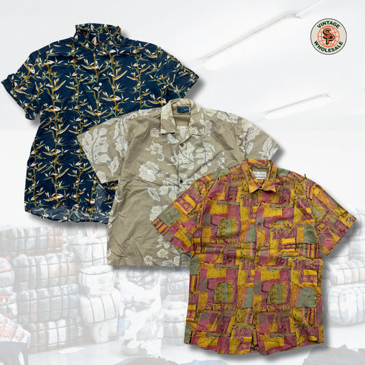 10kg camisas vintage hombre estampadas - Wholesale boho from SPVintage Wholesale, Spain