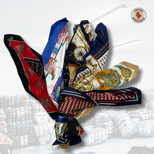 10x Pañuelos vintage por unidades - Wholesale boho from SPVintage Wholesale, Spain