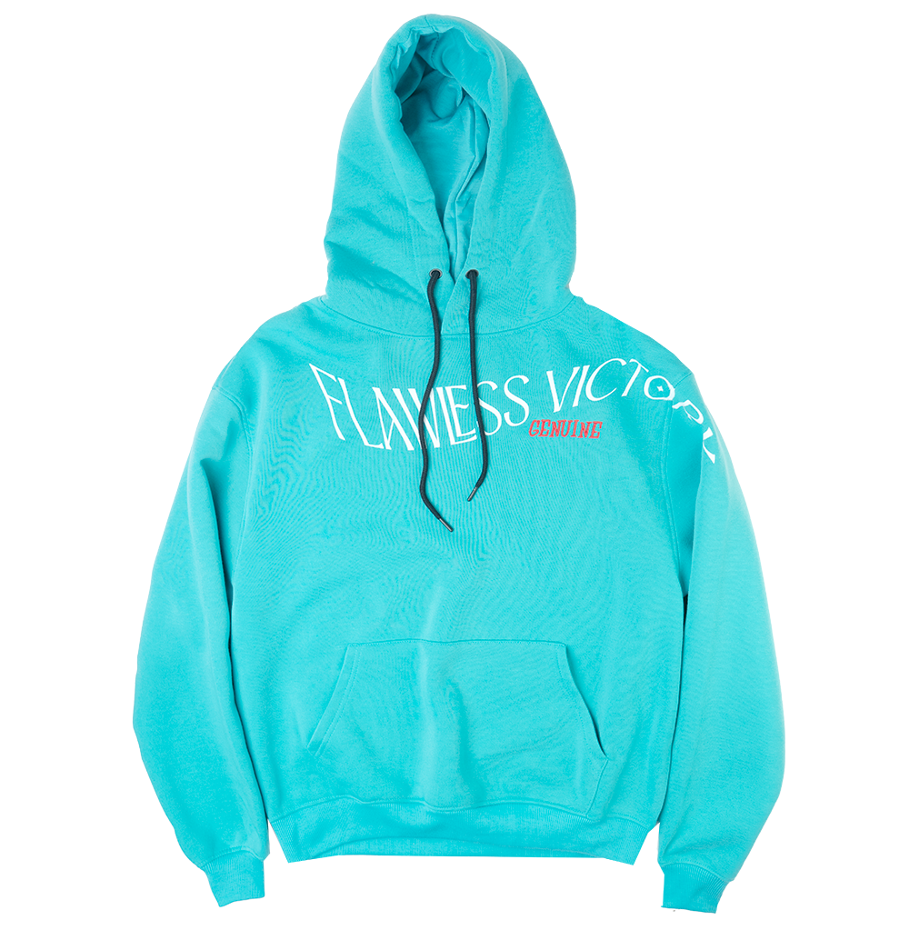 Genuine Graphic Hoodie Teal - GN3284 - Wholesale casual from Steal Deal Inc., United States