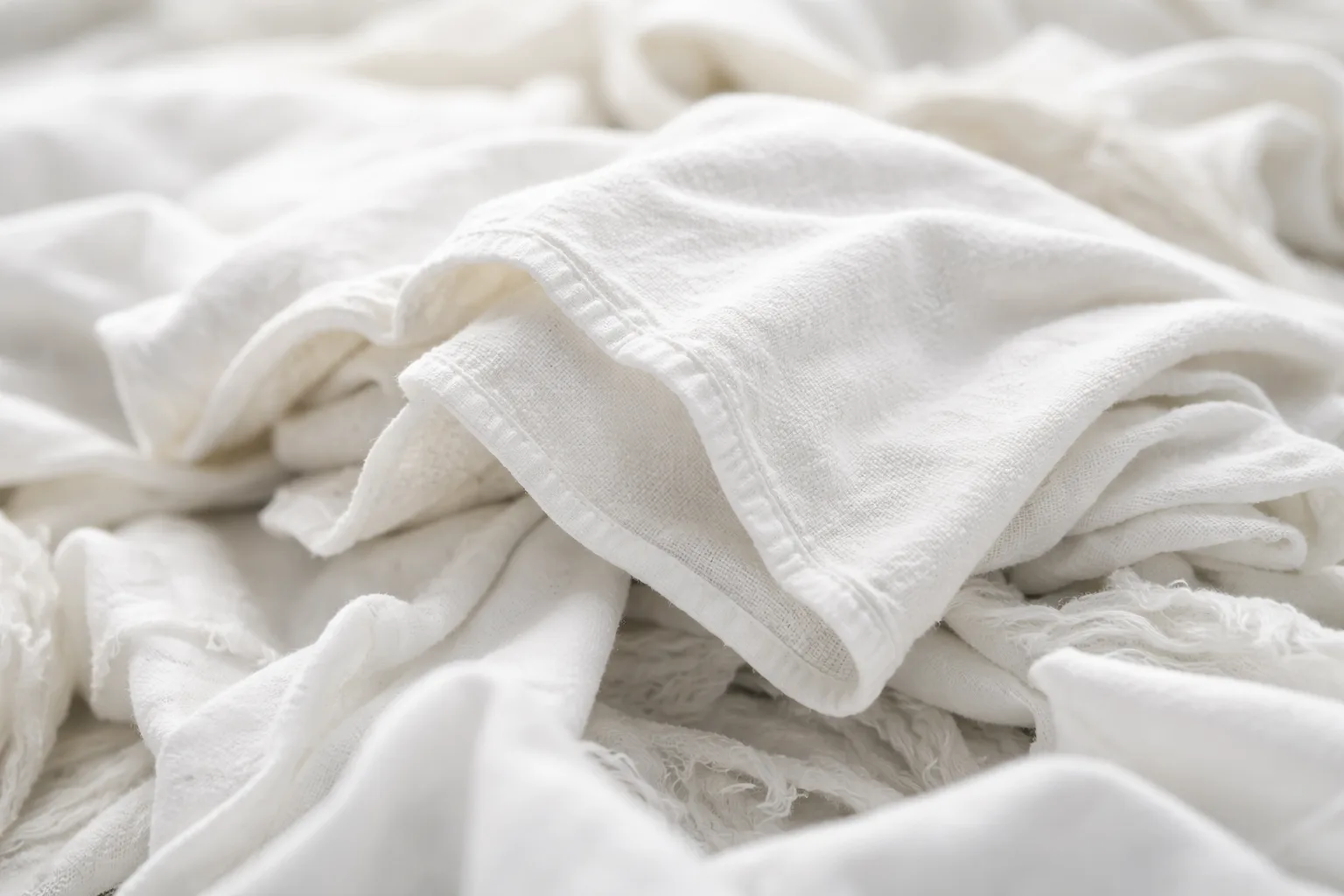 Industrial White Wipes - Wholesale cleaning from Stracci Giusto, Italy