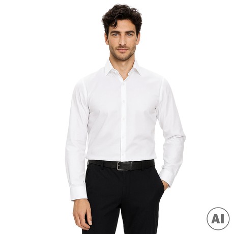 CALVIN KLEIN TWILL EASY CARE SLIM SHIRT - Wholesale accessories from StyliaFoe, Italy