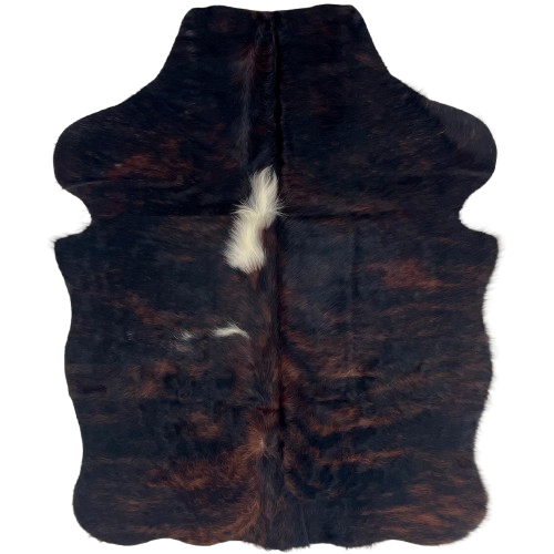XS Black and Reddish Brown Brindle Cowhide - Wholesale casual from Superior Hides, United States