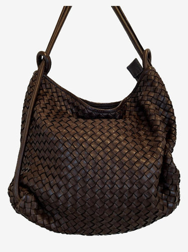 Vestirsi Polished Woven Leather 2-in-1 Bag Size - Wholesale budget from SwapUp, Australia