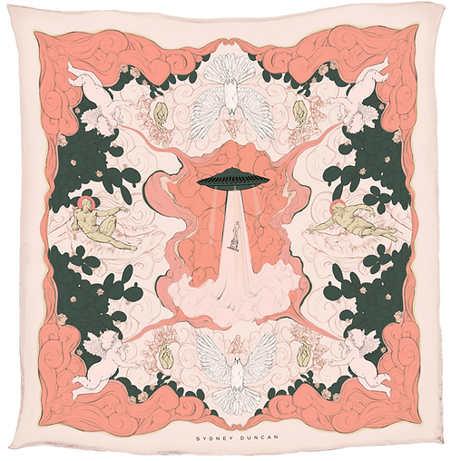 Fermi's Paradox Large Scarf 90cm - Wholesale boho from Sydney Duncan, Italy