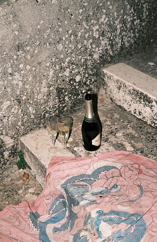 Japanese Dragon Print Scarf - Wholesale boho from Sydney Duncan, Italy