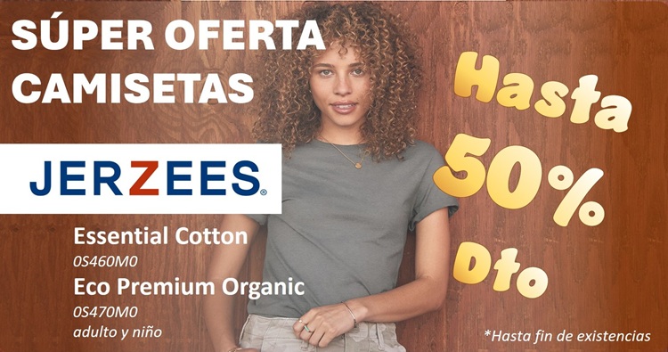 SÚPER OFERTA DE CAMISETAS JERZEES© - Wholesale casual from Textil Mallorca, Spain