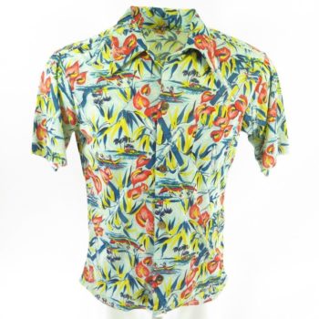 Vintage 60s Hang Ten Hawaiian Shirt - Wholesale budget from The Clothing Vault, United States