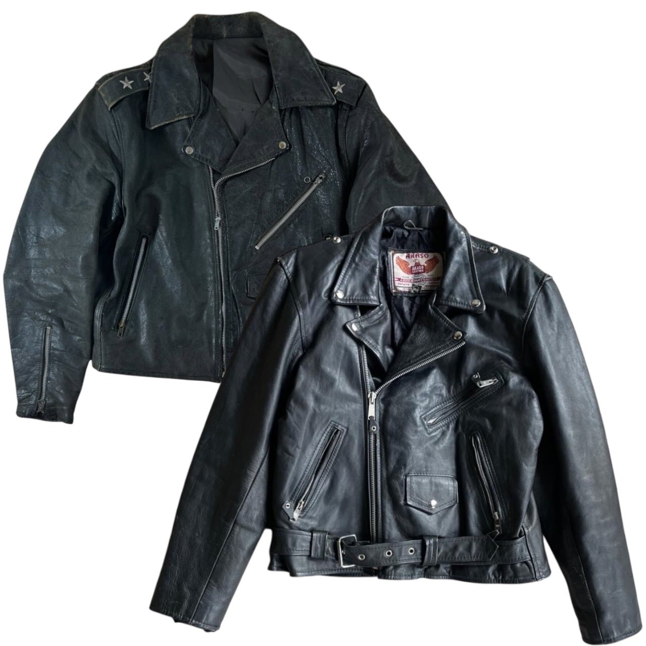 10x GENUINE LEATHER MOTORBIKE JACKETS - Wholesale accessories from The Hub Vintage Wholesale Limited, United Kingdom
