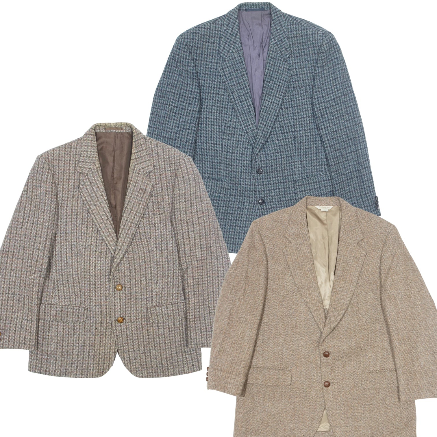 25x HARRIS TWEED BLAZER - Wholesale accessories from The Hub Vintage Wholesale Limited, United Kingdom