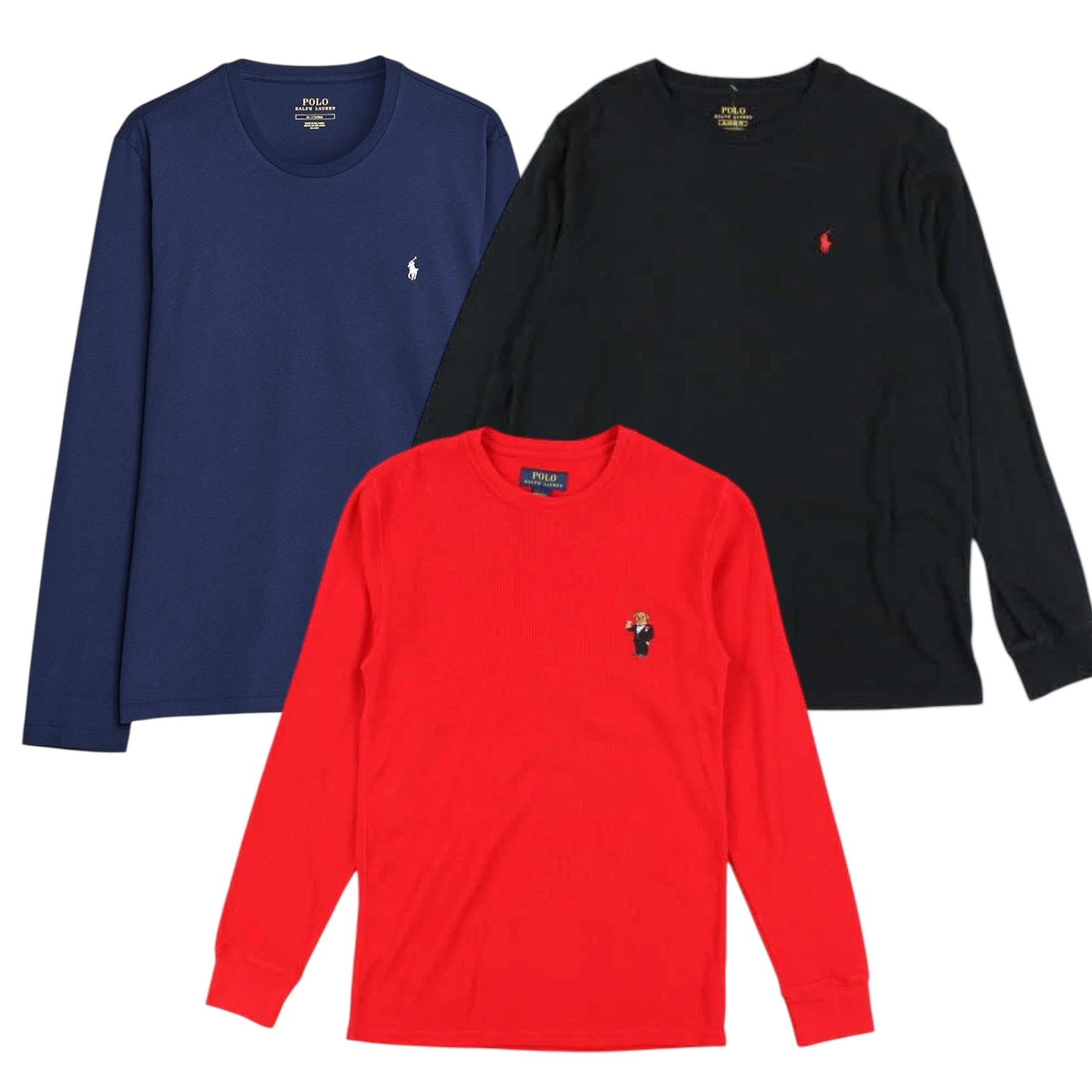 35x RALPH LAUREN LONG SLEEVE T-SHIRTS - Wholesale accessories from The Hub Vintage Wholesale Limited, United Kingdom