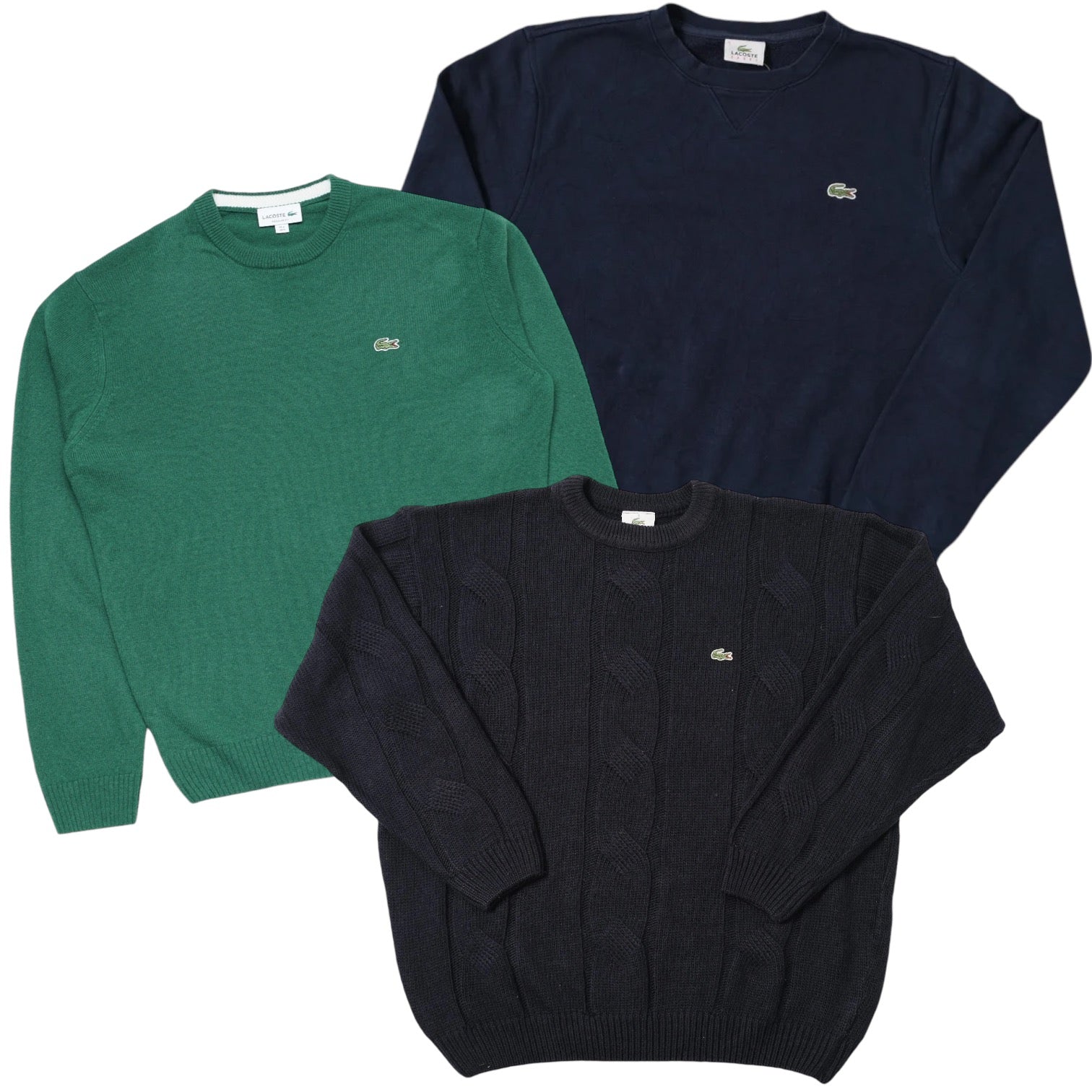 50x LACOSTE KNITWEAR - PRE ORDER EARLY MARCH - Wholesale boho from The Hub Vintage Wholesale Limited, United Kingdom