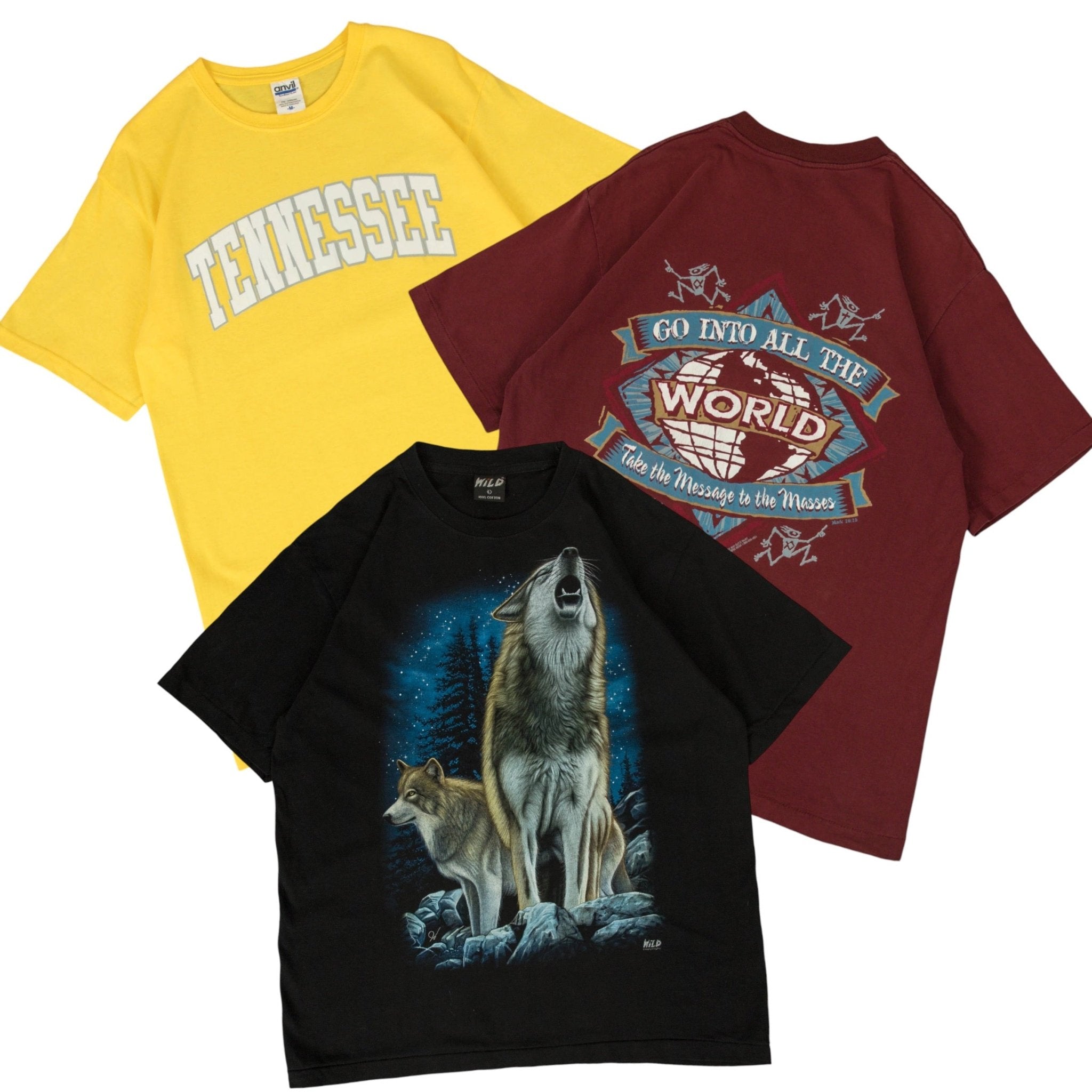50X MIXED GRAPHIC T - SHIRTS - Wholesale accessories from The Hub Vintage Wholesale Limited, United Kingdom