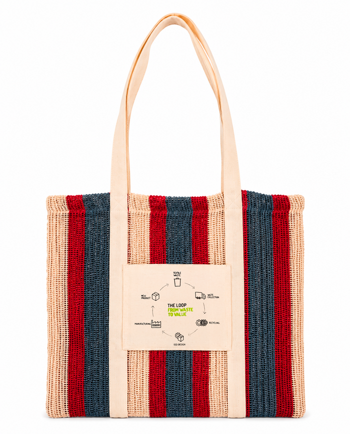 Wide strap beach bag - Wholesale designer from The Loop Solutions 2030, S.L., Spain