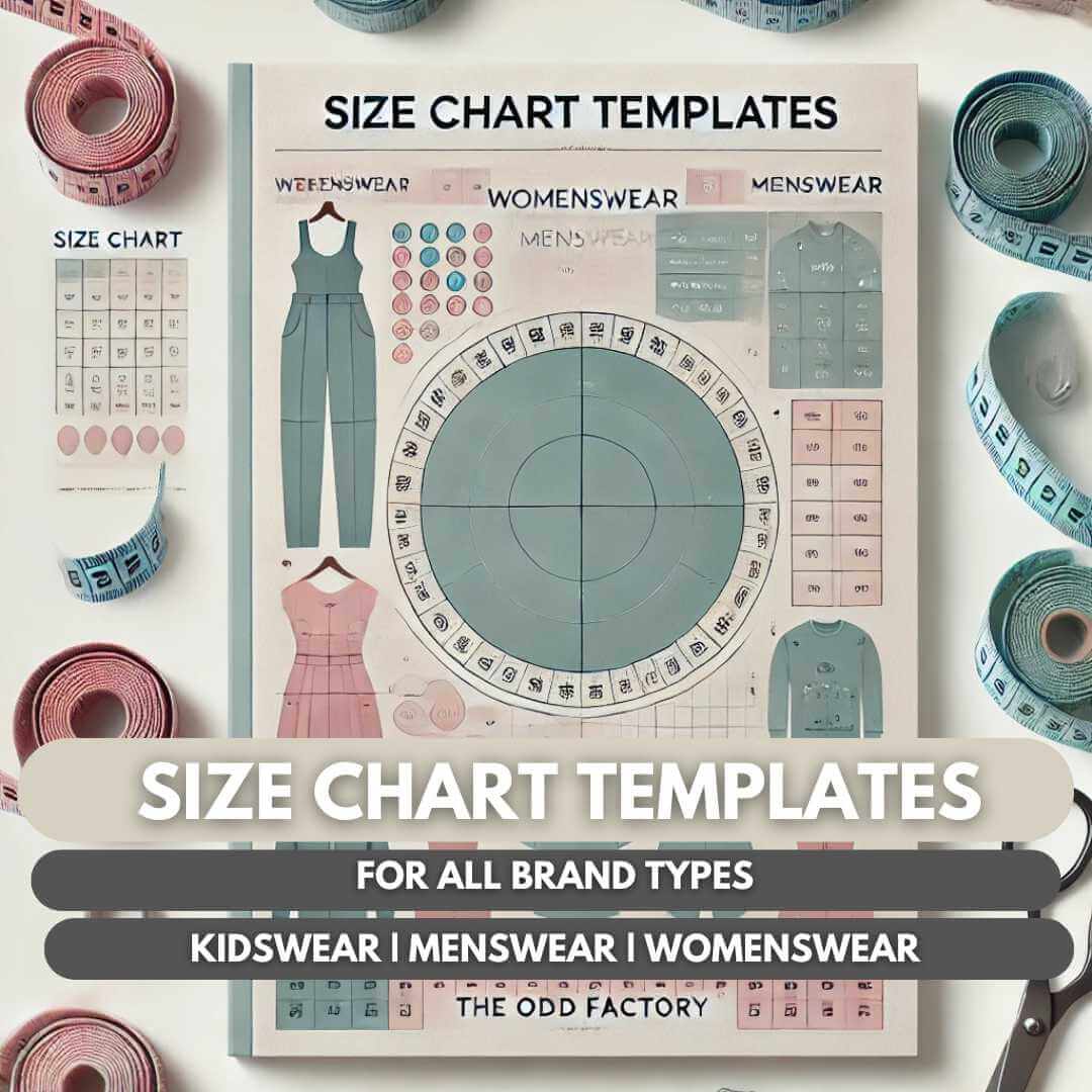Size Chart Templates (Bundle) - Wholesale modern from The ODD Factory, India