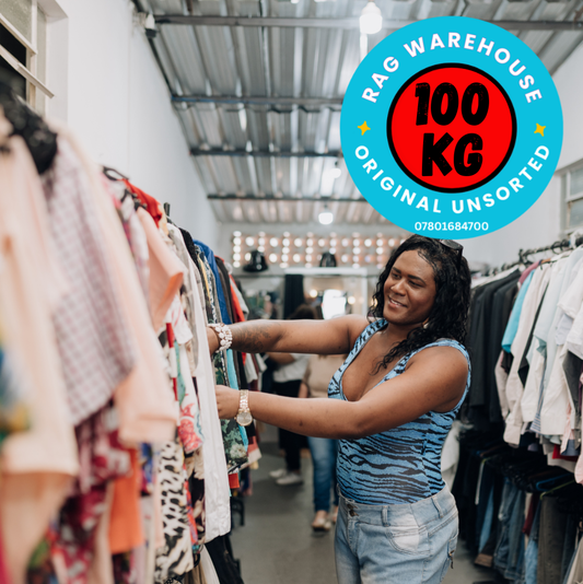 1OOkg Charity Surplus & Cash 4 Clothes Wholesale Clothing Parcel - Wholesale budget from The Rag Warehouse, United Kingdom