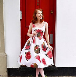 Vintage Watermelon Dress - Wholesale boho from The Vintage HQ, United Kingdom