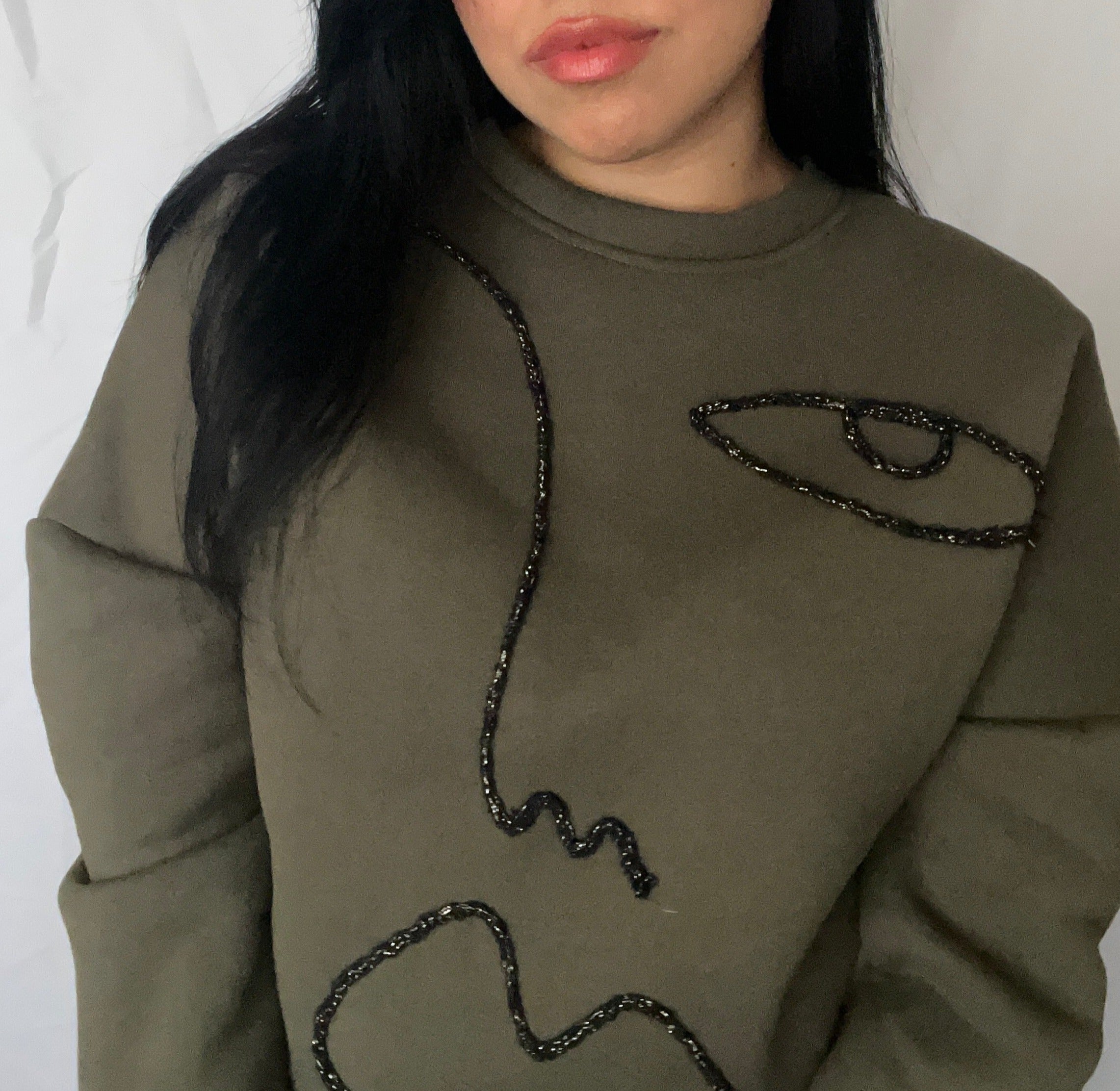 A Chic Holiday in Olive Green Sweater - Wholesale budget from Threndzs, United States