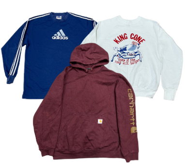 Sweatshirt Example - Wholesale mens from Thrift Vintage Fashion, United States