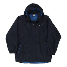 Vintage navy Nike Jacket - mens medium - Wholesale boho from Thrifted Ltd, United Kingdom