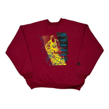 Jordan Nike Graphic Sweatshirt - XL Red Cotton - Wholesale designer from Thrifted, United Kingdom