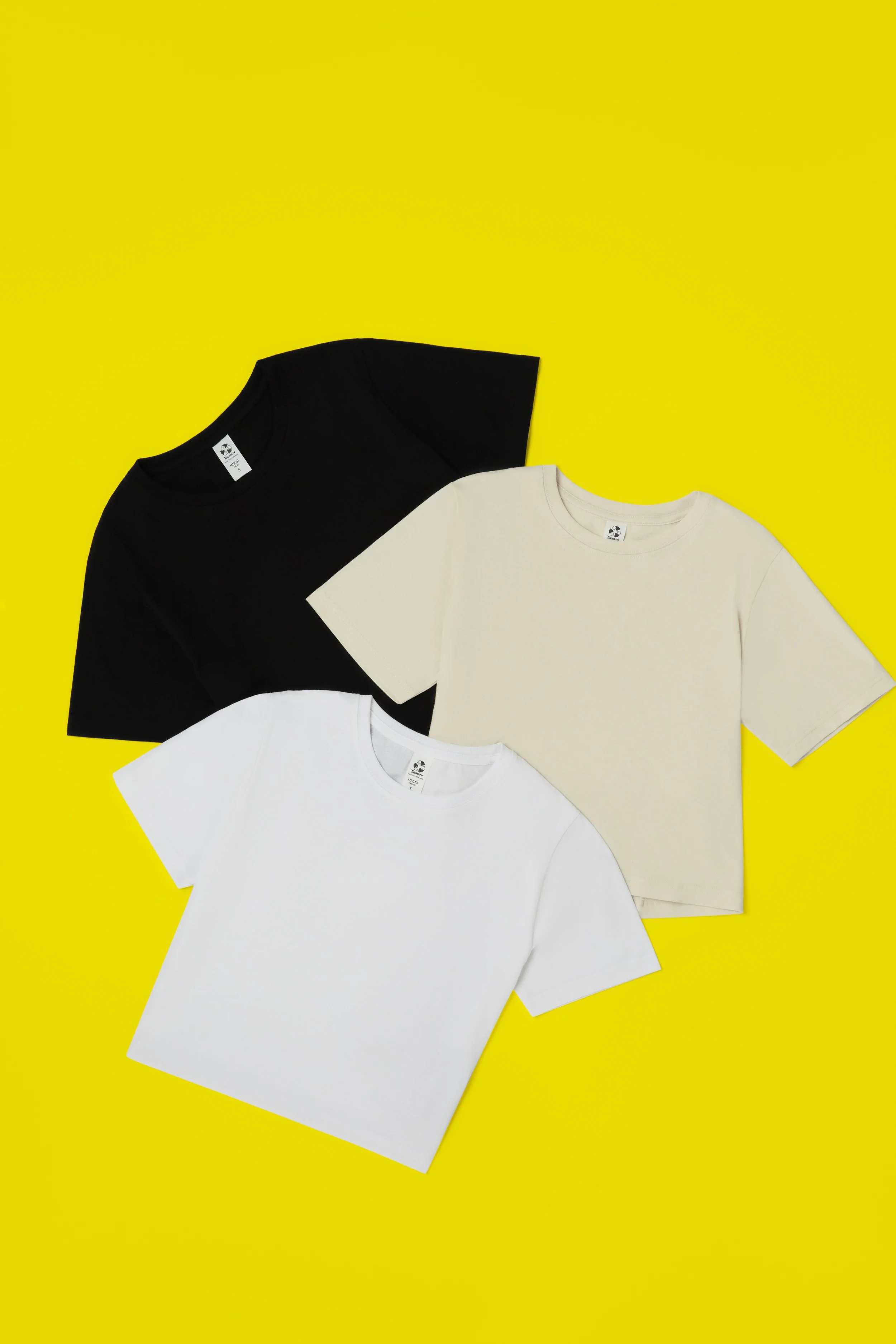 Mezzo Crop Tee - Wholesale eco-friendly from Tmorrow Recycled Apparel, Australia