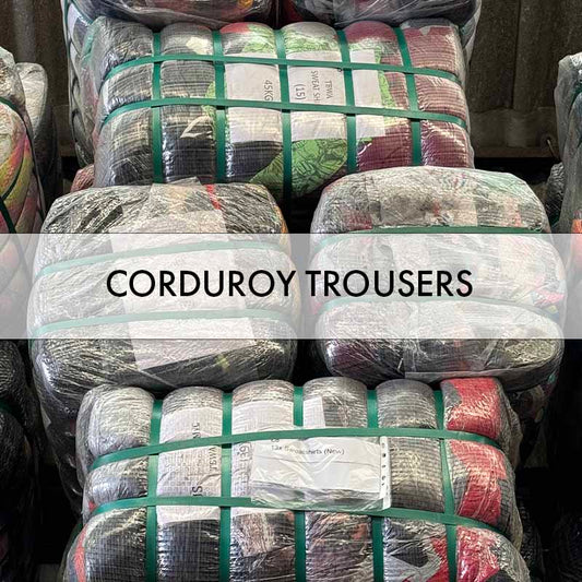 Vintage Corduroy Trousers Wholesale Bale - Wholesale eco-friendly from To Be Worn Again, United Kingdom