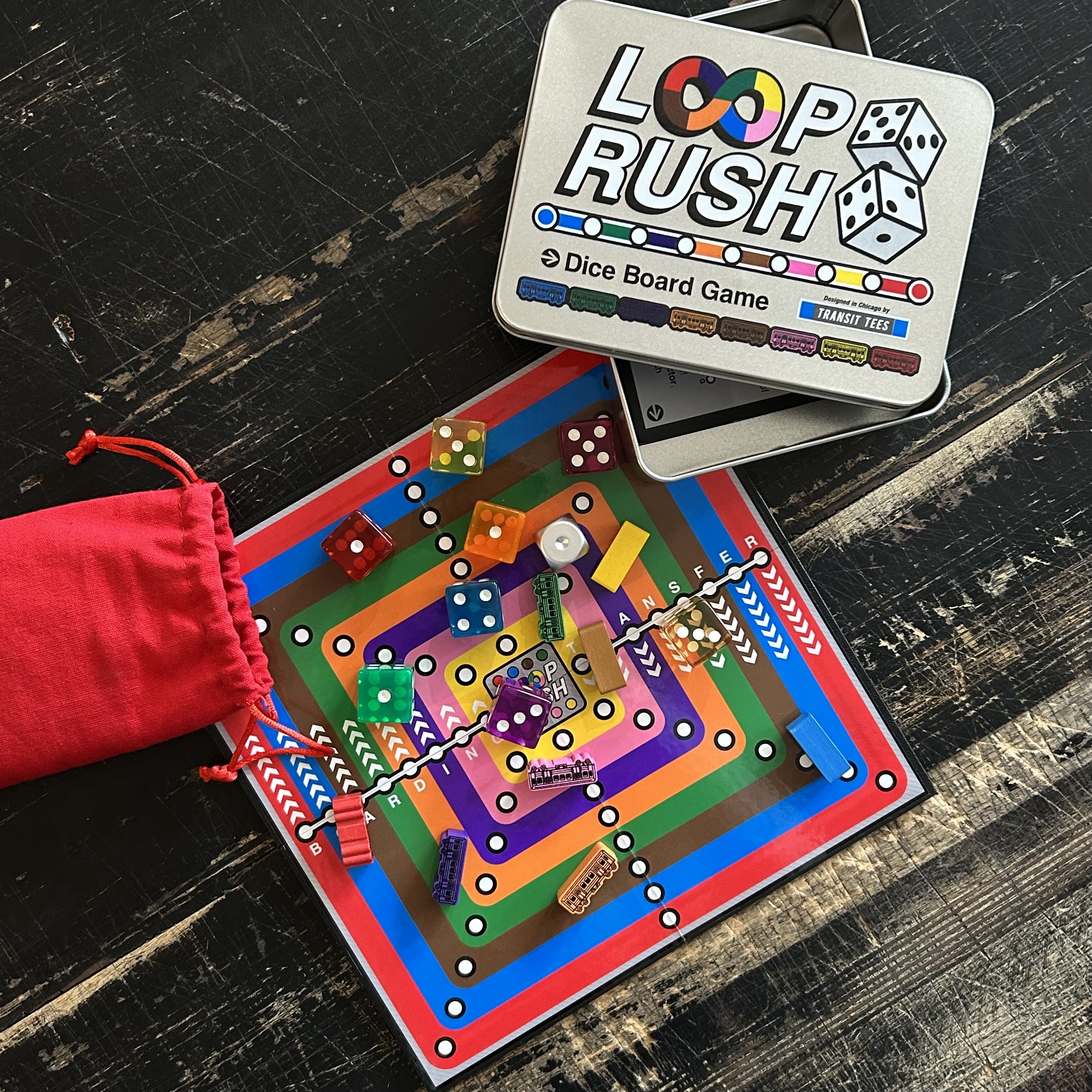 Pre-Order Loop Rush: Dice Board Game - Wholesale accessories from Transit Tees, United States