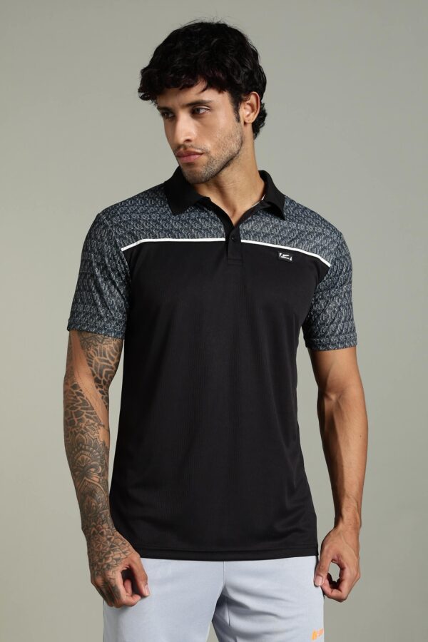 keego Polo T-shirt Black - Wholesale boho from TrendCave, India