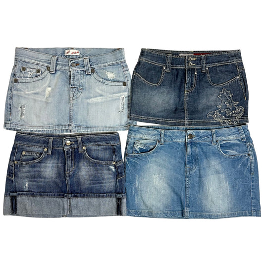Denim mini skirts - Wholesale 00s from Unarchived Wholesale, United Kingdom