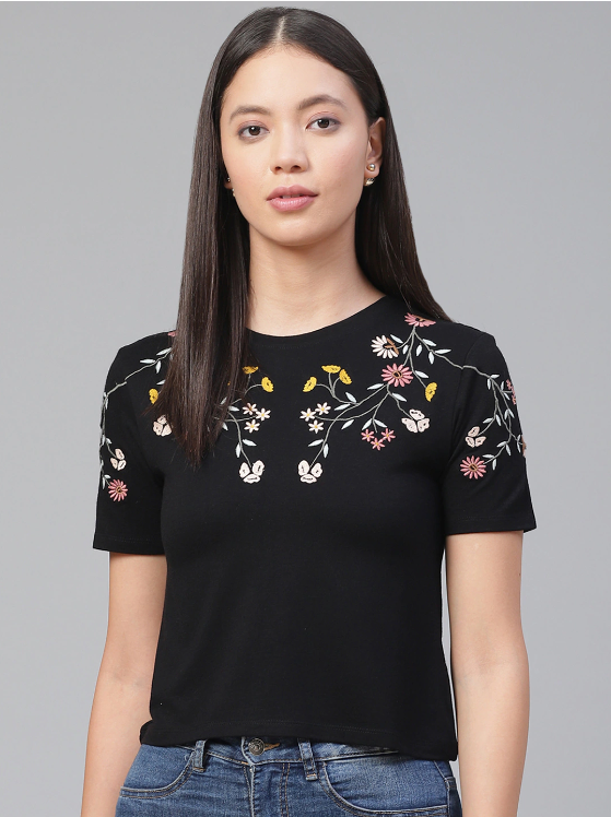 Embroided T-shirts - Wholesale casual from UNIQSTOP PVT. LTD., India