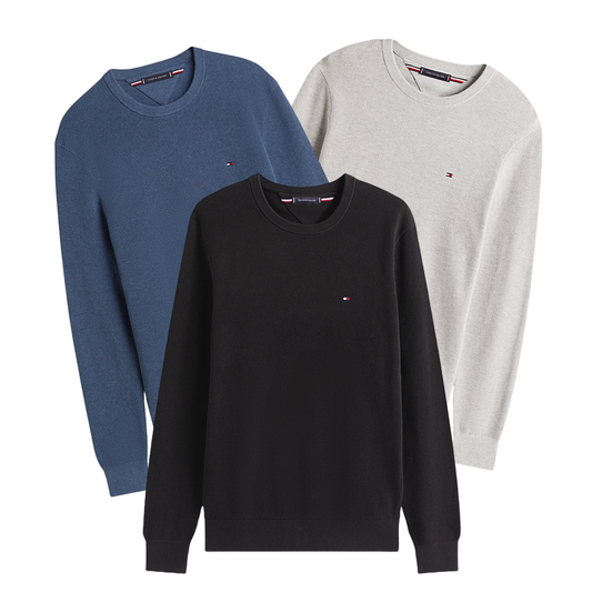 MARCH DROP 100x Pièces Pull Tommy Hilfiger Homme - Wholesale casual from United Vintage, United States