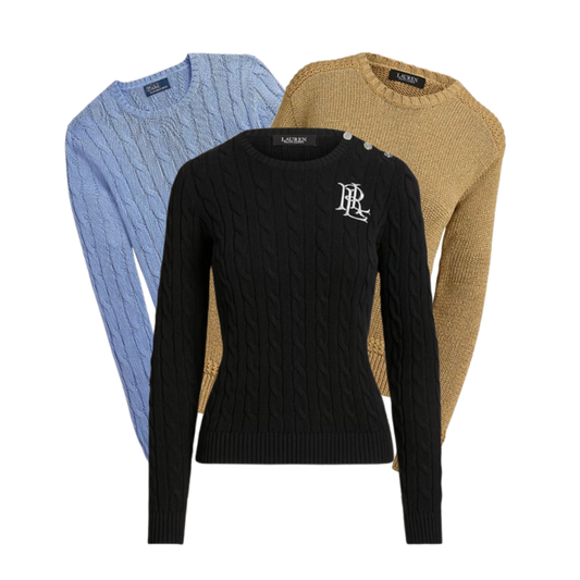 MARCH DROP 200x Pièces Pull Ralph Lauren Femme - Wholesale casual from United Vintage, United States