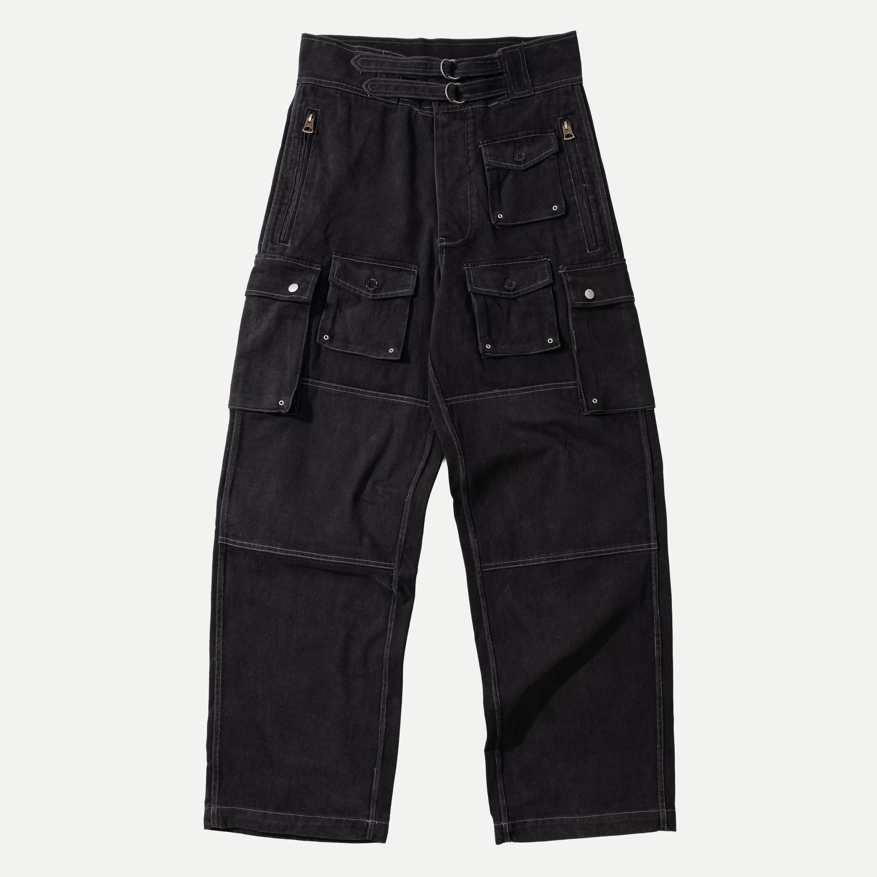 UNIVERSAL FRENCH PARATROOPER PANTS - BLACK - Wholesale boho from UNIVERSAL SURPLUS, France