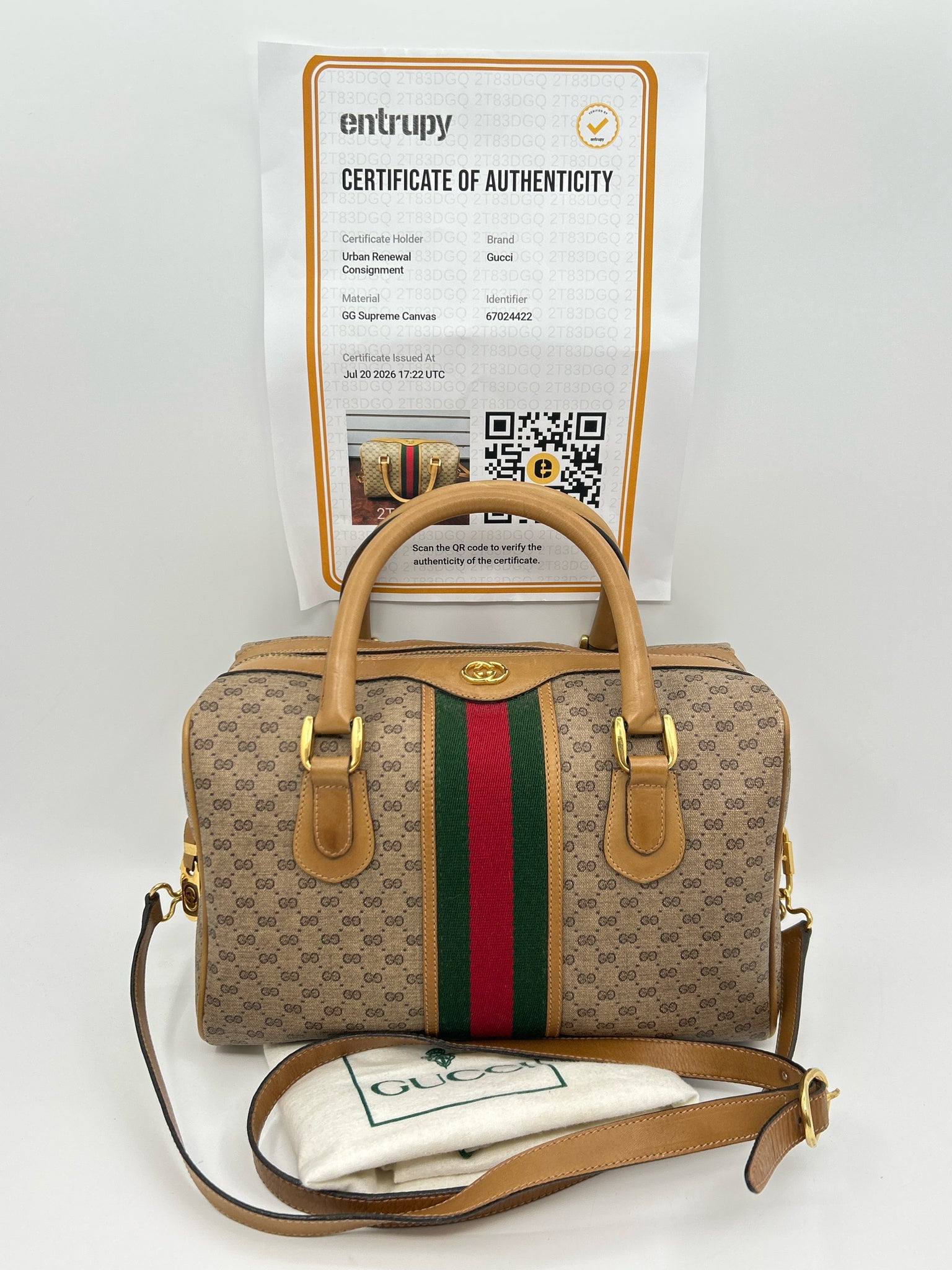 GUCCI Vintage Brown Monogram Women Purse - Wholesale consignment from Urban Renewal Consignment, United States