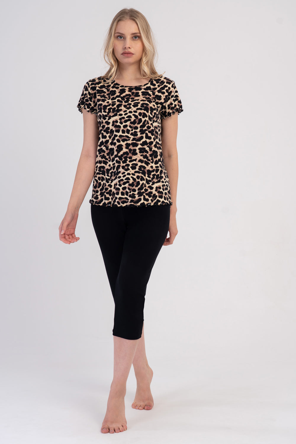 VIENETTA VISCOSE KADIN KAPRI TAKIM LYC VISKON 604027 - Wholesale kids from Vienetta, Turkey